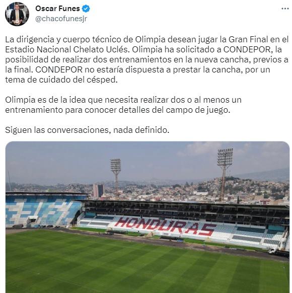Lo que dice la prensa deportiva al enterarse que la final Olimpia vs Potros sería en el Olímpico y no el estadio Nacional