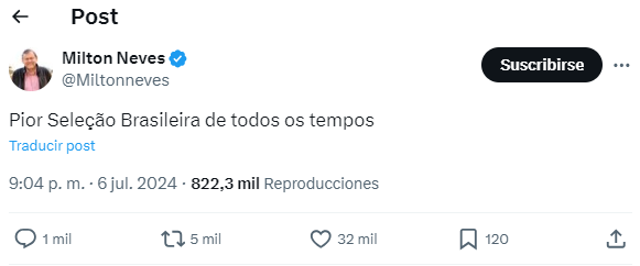 ”La peor Brasil de todos los tiempos”, “quítenle el 10 a Rodrygo”: duras críticas tras eliminación de Copa América