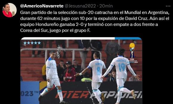 ”Honduras fue más que Corea del Sur”, “La H ha dejado buena imagen”: Prensa hondureña tras empate de la Bicolor en el Mundial Sub-20