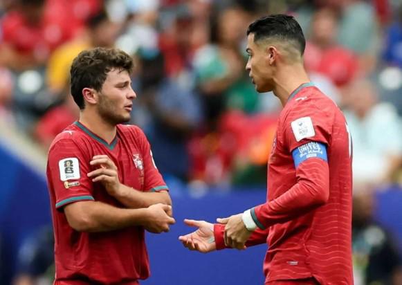 Caos en Portugal por Cristiano: Joao Neves, una foto fake y Georgina responde
