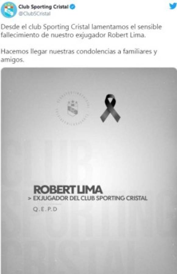 Muerte de Robert Lima estremeció al mundo del fútbol en Sudamérica: 'Esperaba que fuera un error o una mentira'