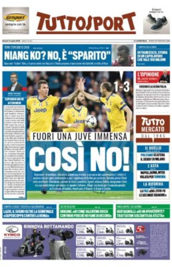 ¡Así amanecen las portadas luego de la polémica clasificación del Real Madrid!