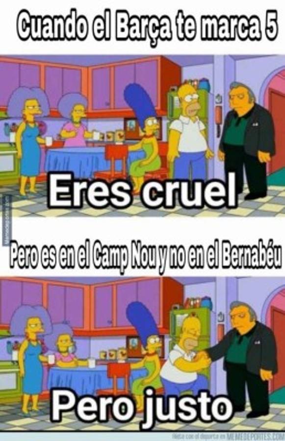 ¡Siguen las burlas! Surgen divertidos memes en contra del Real Madrid