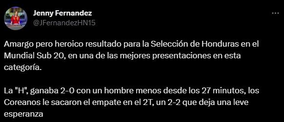 ”Honduras fue más que Corea del Sur”, “La H ha dejado buena imagen”: Prensa hondureña tras empate de la Bicolor en el Mundial Sub-20