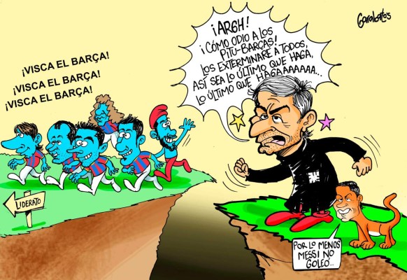 Recuerda y revive las caricaturas del clasico Real Madrid vs Barcelona.