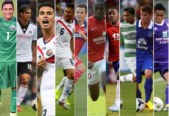 Top 10 de los mejores jugadores centroamericanos por el mundo