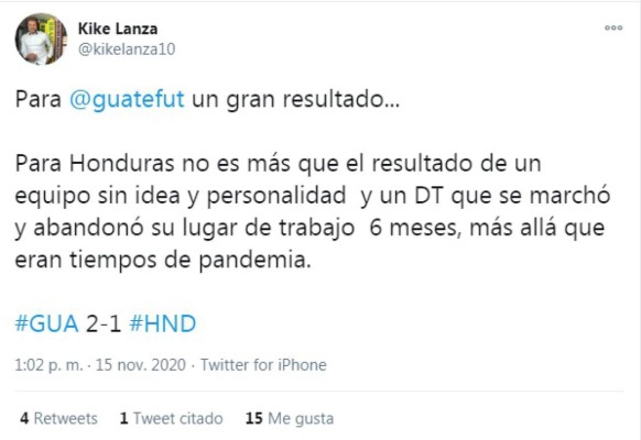 Las críticas hacia Fabián Coito tras perder ante Guatemala: 'Ridículo lo de la Selección”