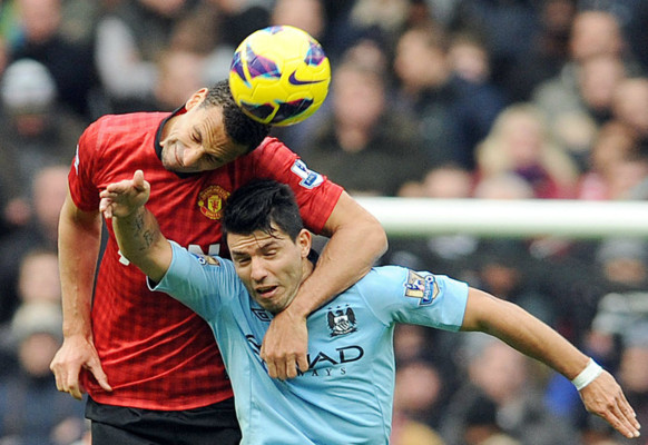 Las mejores imajenes del Clasico Manchester United VRS Manchester City