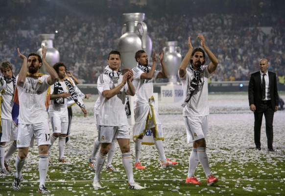 Espectacular festejo de 'La Décima' en el Bernabéu