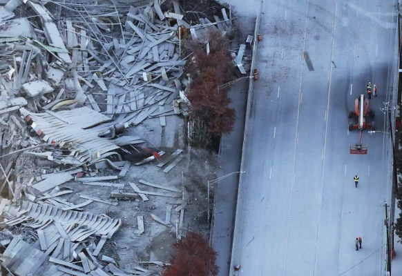 Así fue la implosión del Georgia Dome, el imponente estadio de los Falcons