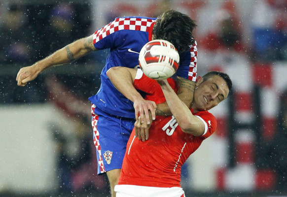 Imágenes Suiza y Ecuador en sus fogueos previo al Mundial Brasil 2014.