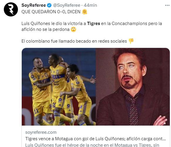 Lo que dicen los periodistas mexicanos y hondureños sobre el gane de Tigres ante Motagua: “Equipo muy limitado”