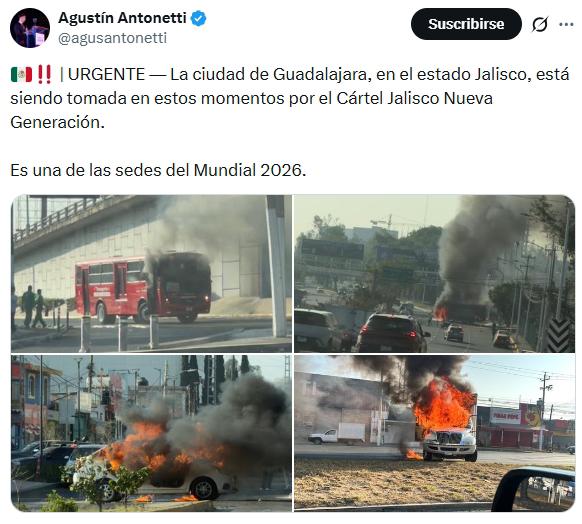 ¿Se cancela el Mundial en México? Lo que dice la prensa tras todo el caos que provocó la muerte de 'El Mencho'