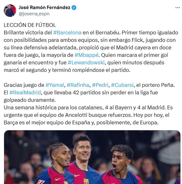Prensa reacciona por la paliza del Barcelona ante Real Madrid: “Ridículo histórico de Mbappé; por esto somos los mejores del mundo”