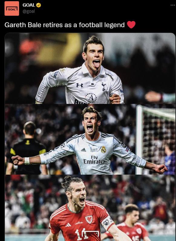 “Adiós leyenda”, “Lo ganó todo”: Prensa internacional se rinde ante el retiro de Gareth Bale