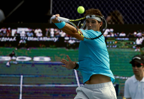 Rafael Nadal y Novak Djokovic deslumbraron en el duelo de exhibición