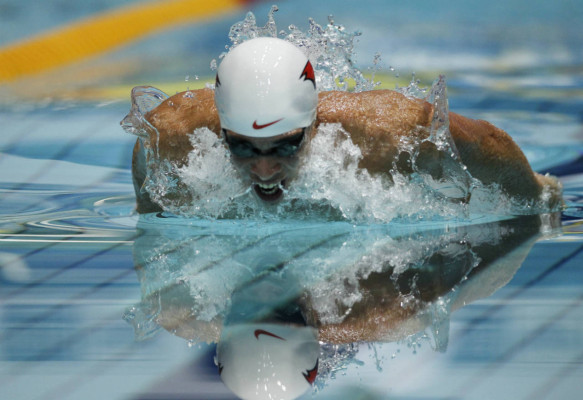 Copa del mundo de natación en Moscú.