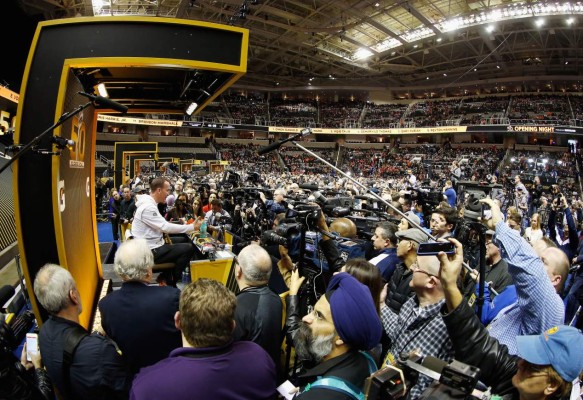 Las mejores imágenes que dejó el Opening Night previo al Super Bowl 50