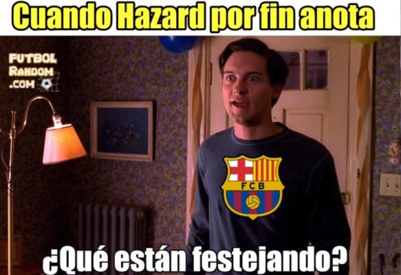 Eden Hazard, la víctima favoritas de los memes tras anotar su primer gol con el Real Madrid