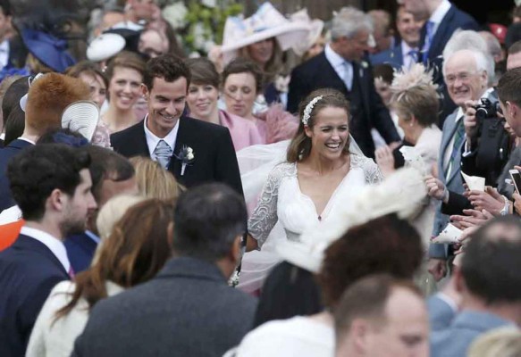 La boda escocesa de Andy Murray y Kim Sears en Fotografías