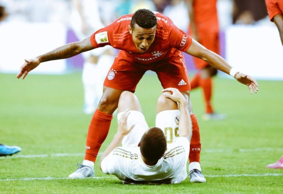 Fotos: El gesto de burla a Hazard y Bale ni siquiera se viste en el Bayern-Real Madrid