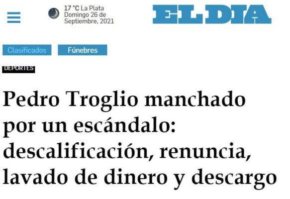 'Manchado por un escándalo': así reaccionó la prensa tras la disposición de renuncia de Pedro Troglio del Olimpia