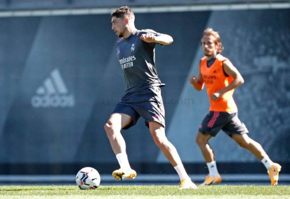 Con dos nuevas novedades y toques de balón: Así fue el entrenamiento del Real Madrid