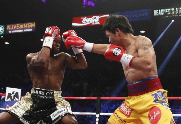 Las mejores fotos de la pelea Mayweather-Pacquiao