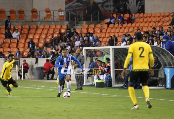 Las imágenes que dejó el amistoso Honduras-Jamaica en Houston