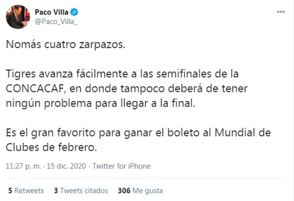 Periodistas mexicanos sobre el Tigres-Olimpia: 'No deberían de tener problemas para ganarles”