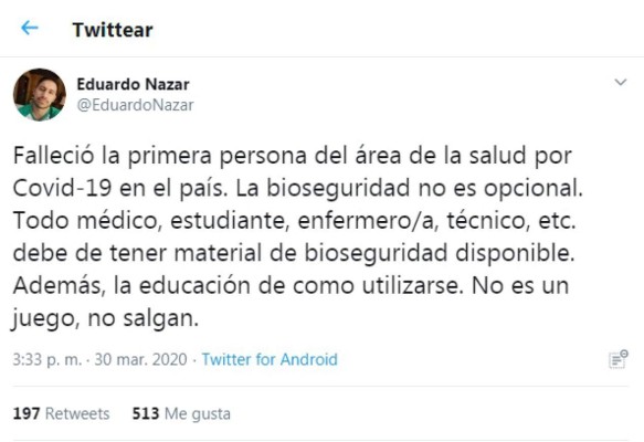 Lo que se conoce de los cuatro fallecidos por coronavirus este día en Honduras