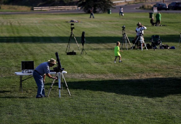 Las mejores imágenes durante el eclipse en Estados Unidos