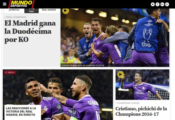 Medios de Barcelona se rinden al Real Madrid al conseguir la 12