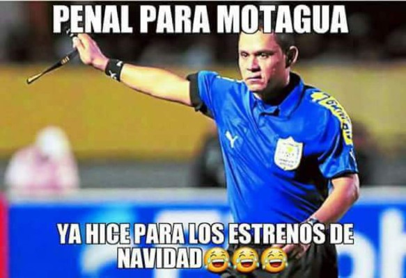 ¡Los memes crucifican a Motagua por el penal pitado ante Marathón!