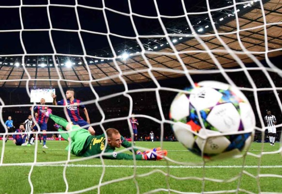 Las mejores fotos del partido Barcelona-Juventus