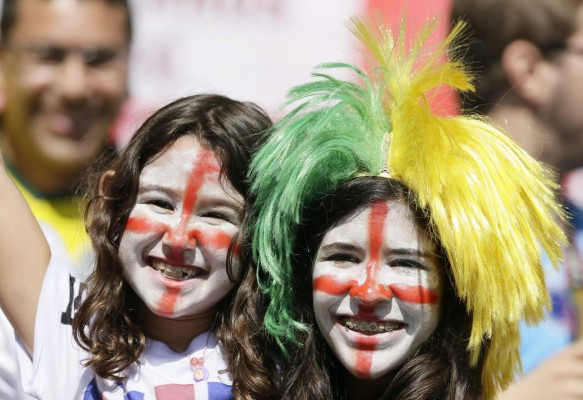 Las mejores imágenes del ambiente en el Costa Rica-Inglaterra