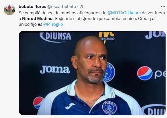 Lo que dicen los periodistas hondureños sobre el despido de Ninrod Medina en Motagua: “Nunca fue el DT que ocupaban”