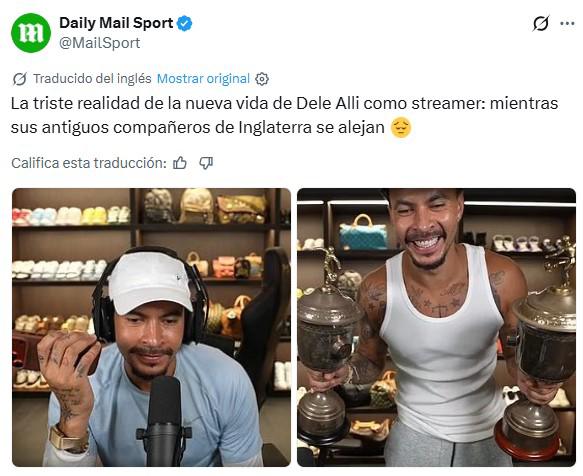 La triste realidad de Dele Alli: casi retirado a sus 30 años y la nueva faceta