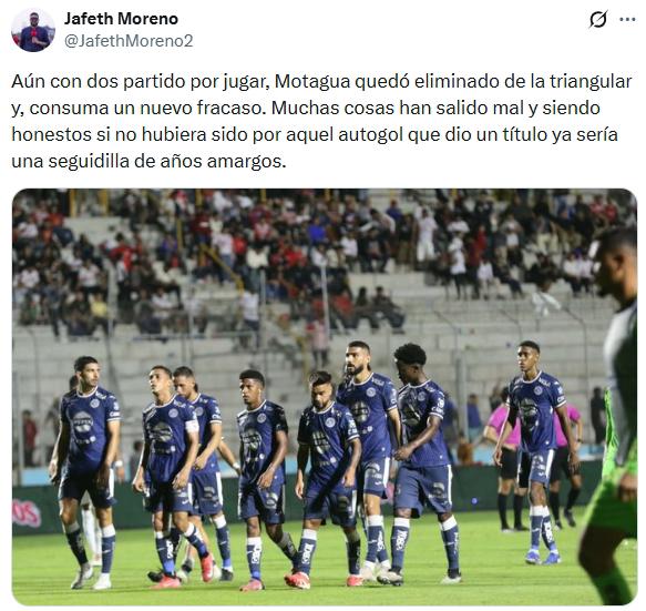 Son una vergüenza; desastroso: así reacciona la prensa contra Motagua por la dura eliminación ante Olimpia