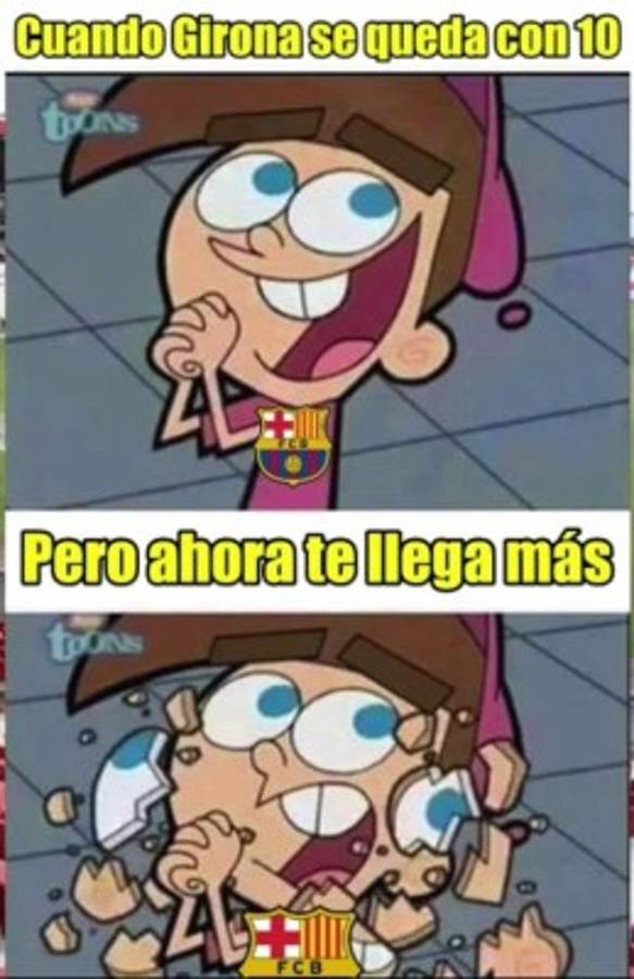Barcelona-Girona y los despiadados memes donde aparece hasta el Choco Lozano