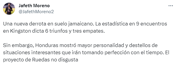 Así reaccionan los periodistas tras la nueva derrota de Honduras en Jamaica por la Liga de Naciones