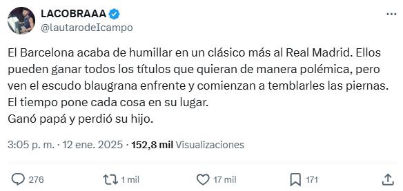 Barcelona volvió a humillar al Real Madrid y la prensa reacciona: “Ridículo; deben dar gracias que solo fueron cinco”