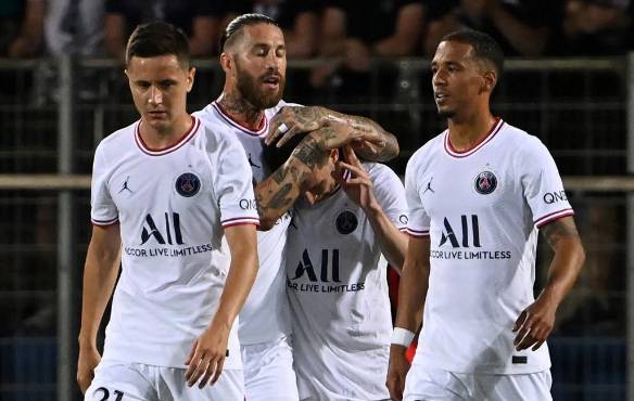 Messi marca doblete en la goleada del PSG sobre Montpellier en la penúltima jornada de la liga francesa