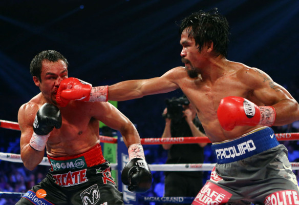 Márquez noqueó a Pacquiao en una pelea emocionante AQUÍ LAS MEJORES IMÁGENES