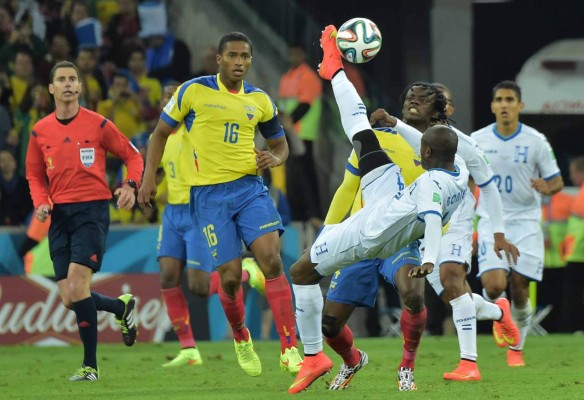 Honduras cae ante Ecuador 2-1