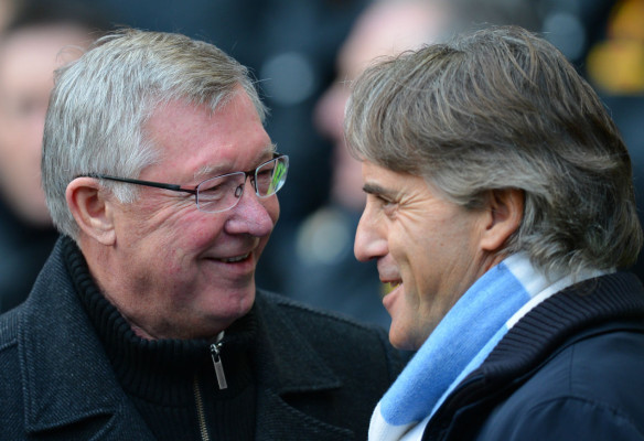 Las mejores imajenes del Clasico Manchester United VRS Manchester City