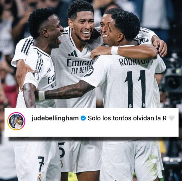 La respuesta de Bellingham a los que olvidan a Rodrygo al referirse al ataque del Real Madrid.