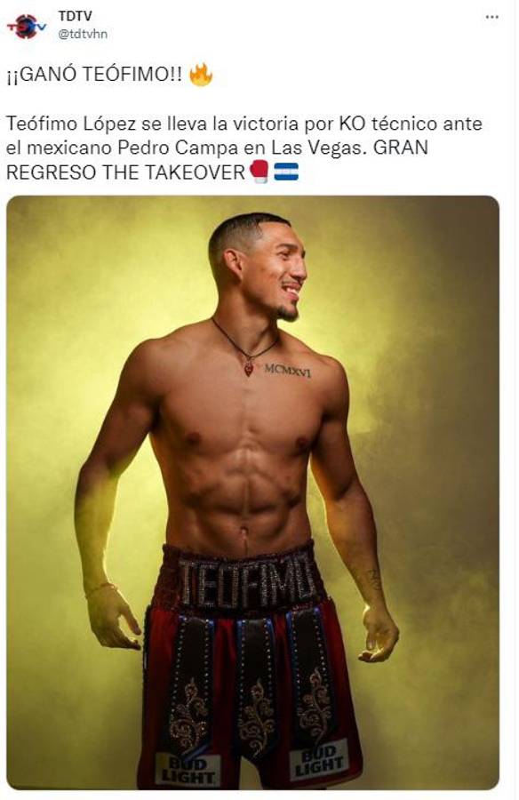 “Ha vuelto y demasiado castigo”: Así reaccionó la prensa luego de la contundente victoria de Teófimo López sobre Pedro Campa