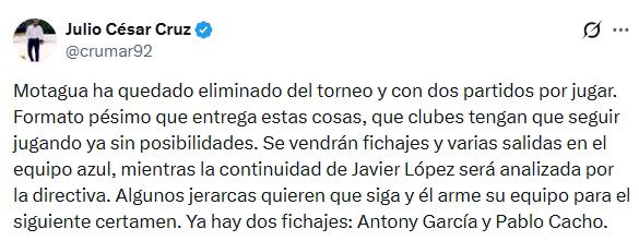 Son una vergüenza; desastroso: así reacciona la prensa contra Motagua por la dura eliminación ante Olimpia