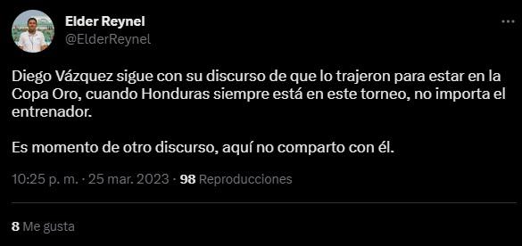 Prensa de Honduras se rinde ante Diego Vázquez tras clasificación de Honduras a Copa Oro: “Éste no vende humo”